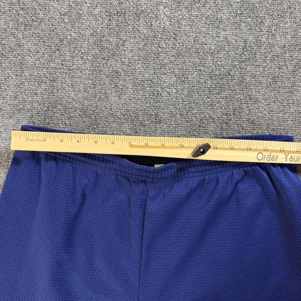 Vintage Nike Men's Mesh Shorts Blue Athletic Running Gym Workout Basketball USA - Picture 5 of 6